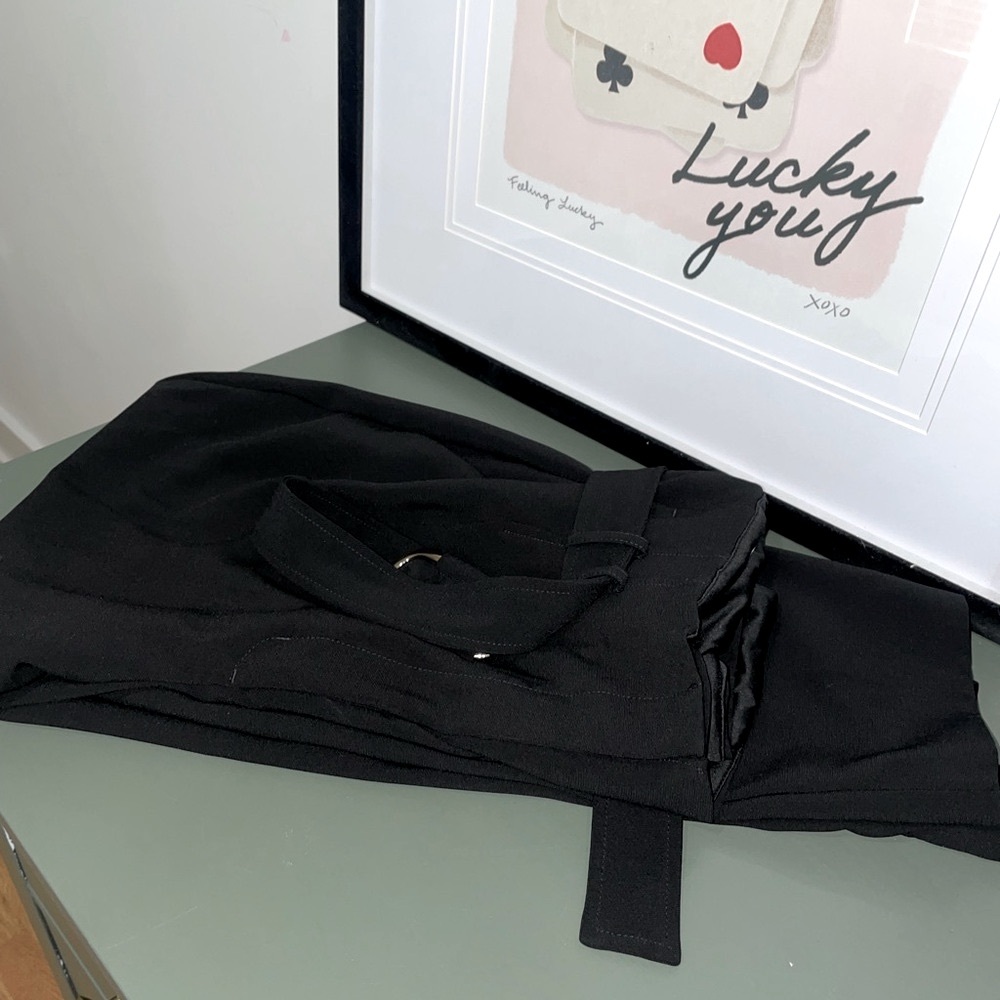 Express Black Dress Pants w/ Belt